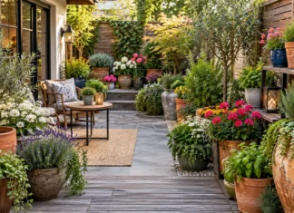Small Garden Ideas With Pots and Containers Small Garden Ideas With Pots and Containers