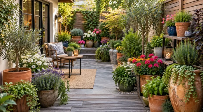 Small Garden Ideas With Pots and Containers Small Garden Ideas With Pots and Containers
