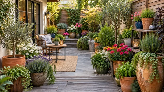 Small Garden Ideas With Pots and Containers